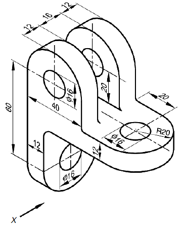 GTU Engineering Graphics & Design (3110013) Summer 2023 Question 4 OR (c) Diagram
