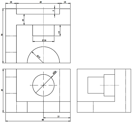 GTU Engineering Graphics & Design (3110013) Summer 2023 Question 5(c) Diagram