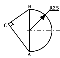 GTU Engineering Graphics & Design (3110013) Winter 2024 Question 2(b) Diagram